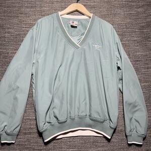 Lady Player Jacket Womens M Green Windbreaker Pullover Vintage Torrey Pines Golf
